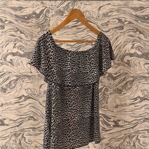 Elegant Leopard Print Women's Blouse